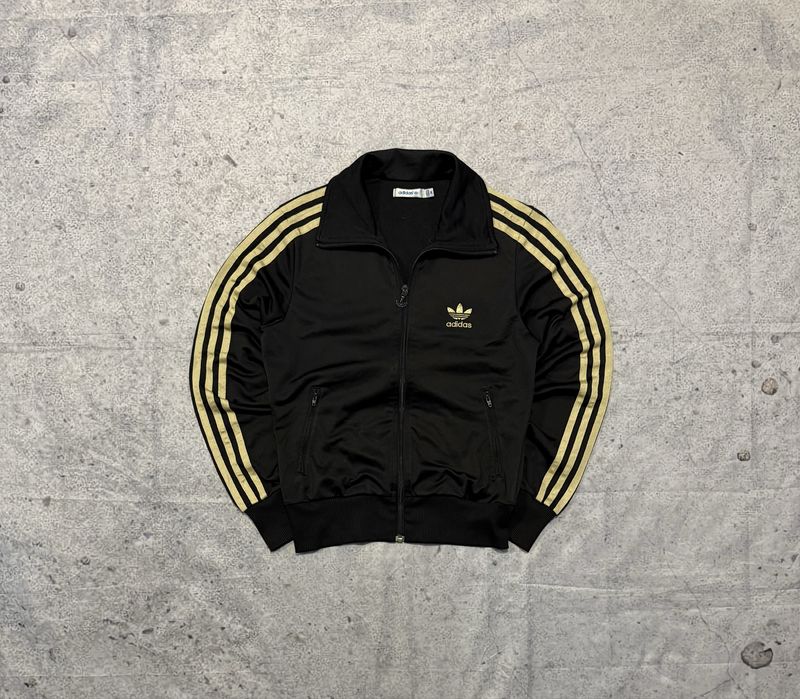 Czarna rozpinana bluza Adidas Track Jacket 3Stripes - Size S