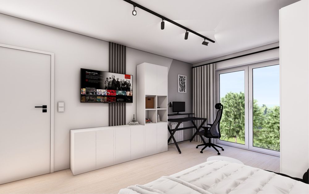 Projektowanie wnętrz 3D/cała Polska/online – szybko i na każdą kieszeń