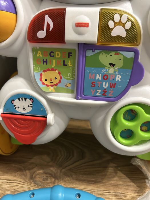 Chodzik zabawka edukacyjna pchacz zebra fisher price