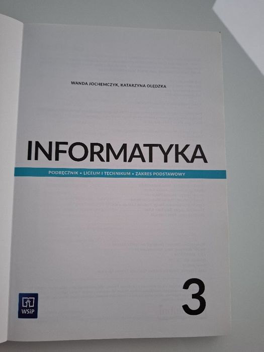 Podręcznik INFORMATYKA 3