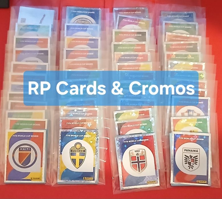 Colecção completa de Cromos Mundial 2026