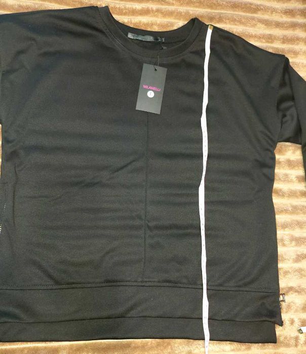 Новий Костюм трикотажний з широкими брюками, L (50-52)