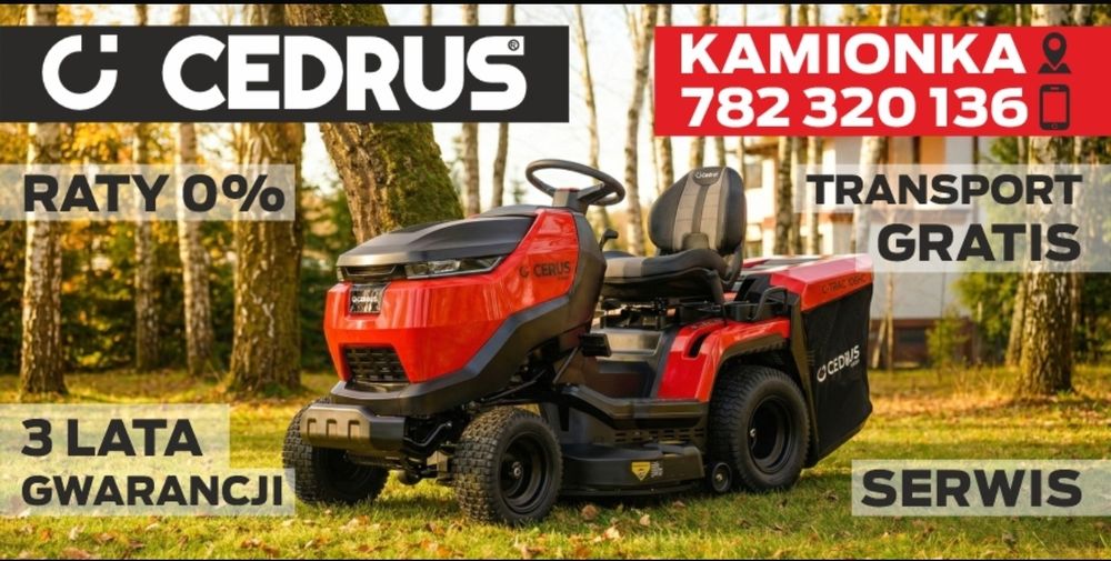 Traktorek kosiarka CEDRUS C-TRAC 92 HC