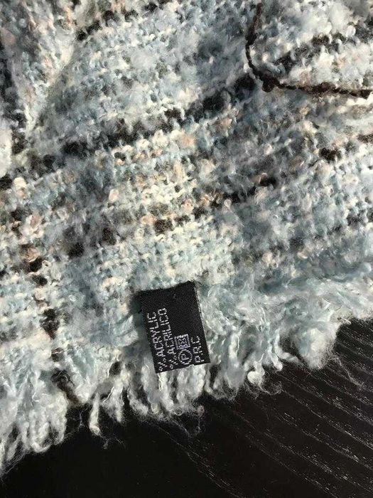 Xaile com franjas (30% Lã)