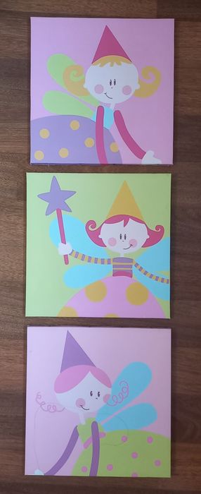 Telas Fadas para quarto de criança