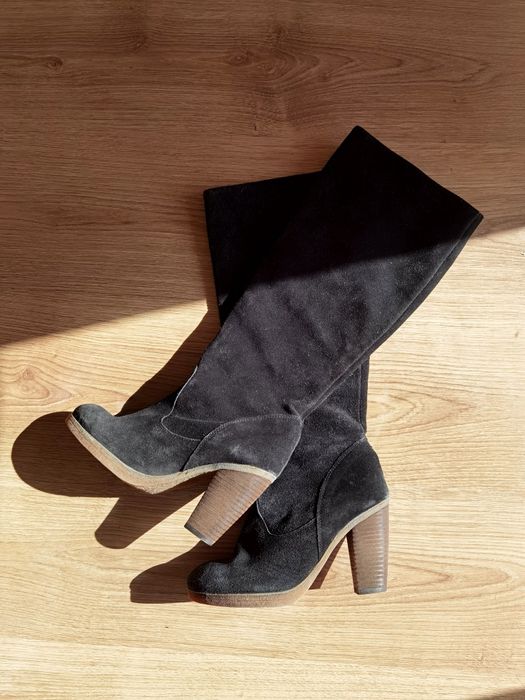 Botas Gardénia Cano alto preto - tam 36