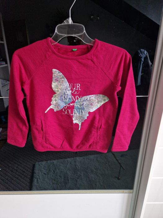 Bluzka bluza S motyl 116 United Colors Of Benetton 120
