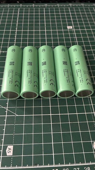 21700 EVE 50PL 5000mAh 125A 3.6mOm tabless НОВІ