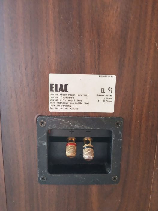 Kolumny podłogowe Elac el91