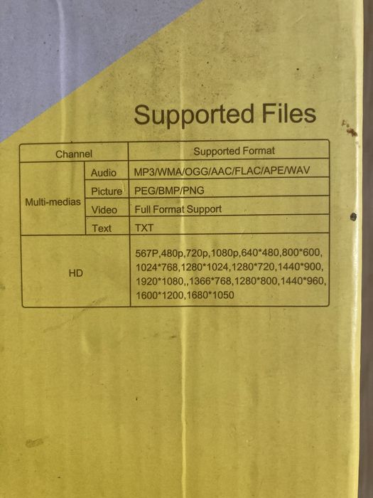 LED TFT LCD Projector447235594167920642