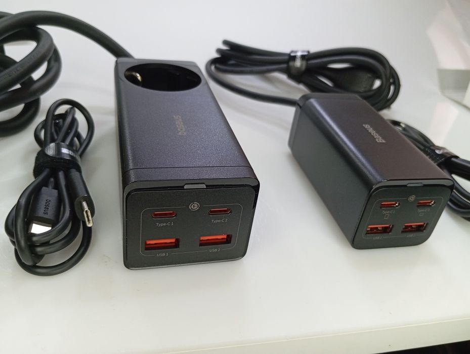 ‼️Мережевий зарядний пристрій Baseus GaN3 Pro 100W + кабель Блочок ‼️