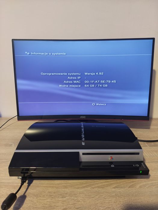Konsola Sony PlayStation 3 ps3 fat play do grania zestaw pad plej