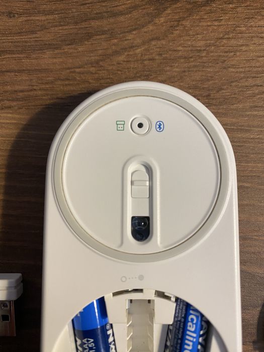 Миша мышь Xiaomi Portable Mouse (Bluetooth + 2.4G) — Silver XMSB02MW