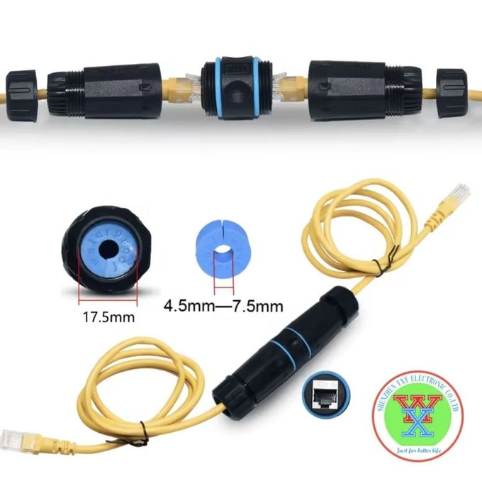 YXY IP68 RJ45 наружный CAT6 STP водонепроницаемый