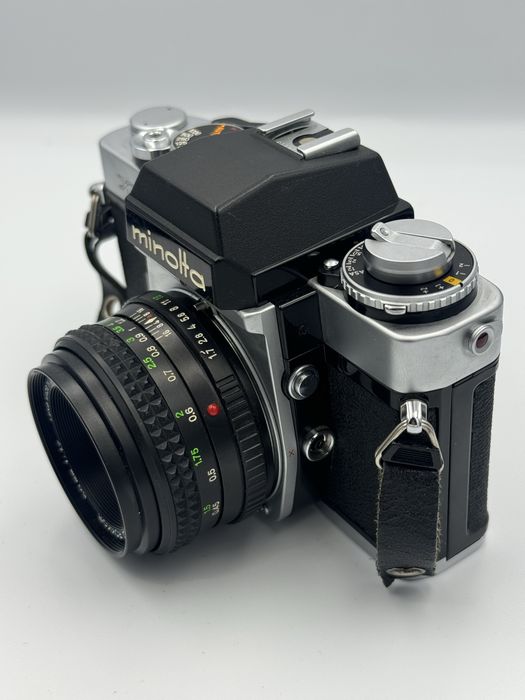 Minolta x5 z rokkorem 50 bdb stan zobacz