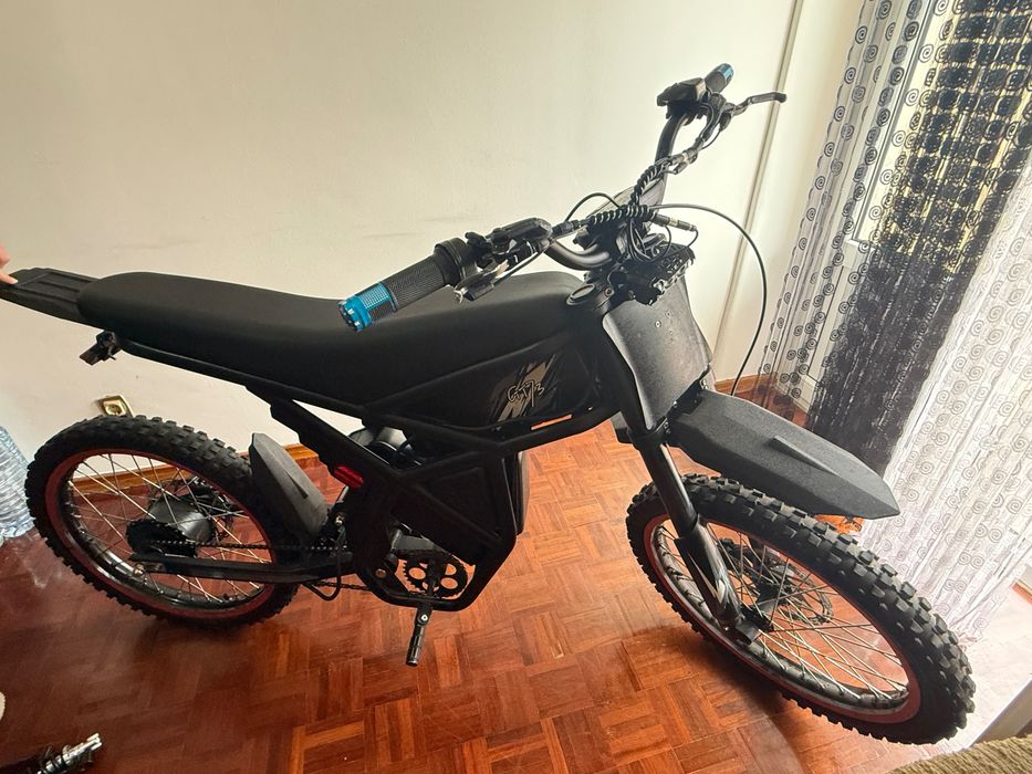 Bicicleta Elétrica Off-Road/Dirt – Motor Avariado – 2 Baterias