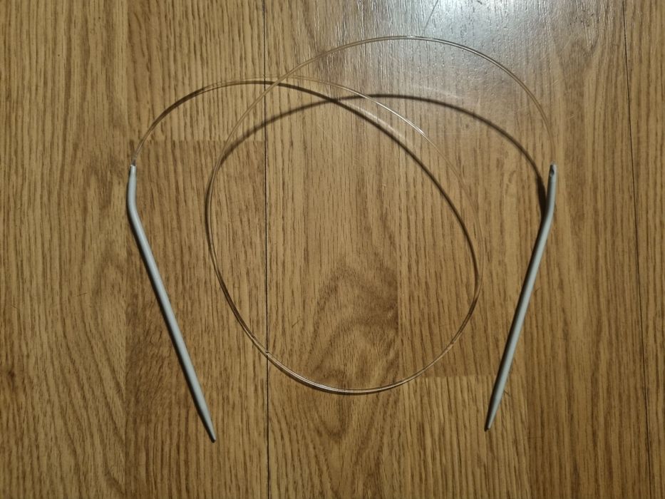 Drut na żyłce 100 cm robótki z włóczki