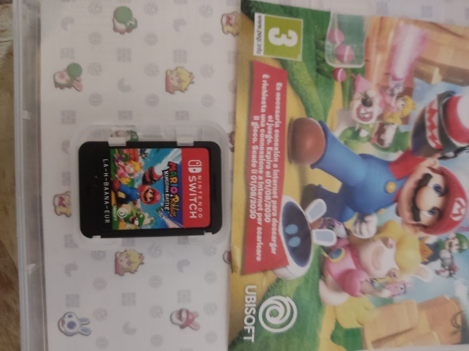 Jogo Mario + Rabbids Kingdom Battle para Nintendo Switch.

- Ação e estratégia num mundo fantástico.
- Personagens icónicos de Mario e os Ra