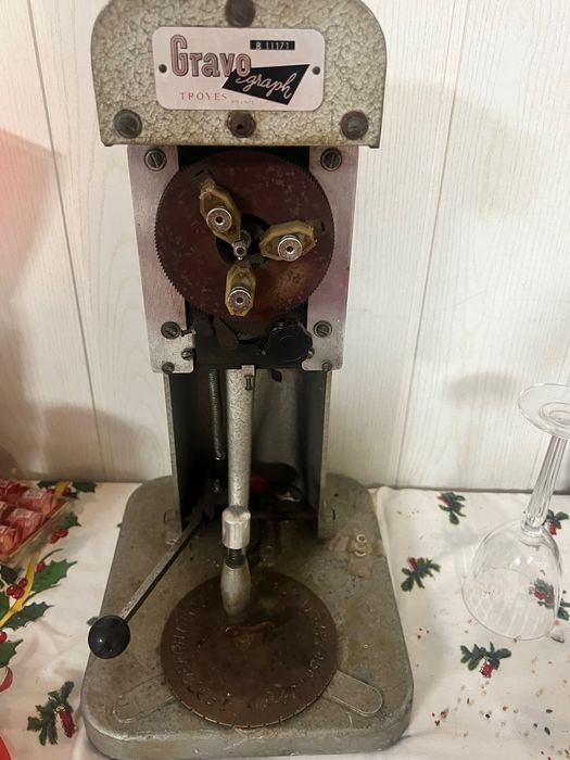 Máquina gravar alianças e anéis