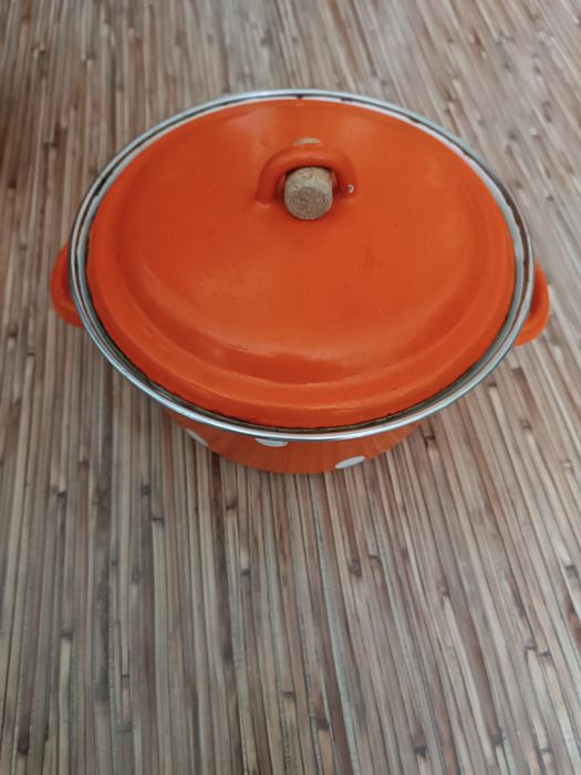 Набор кастрюль эмалированных советских