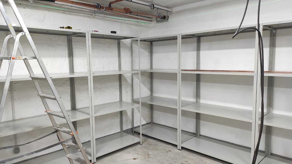 Стелаж металевий, полиці, стійки, каркас