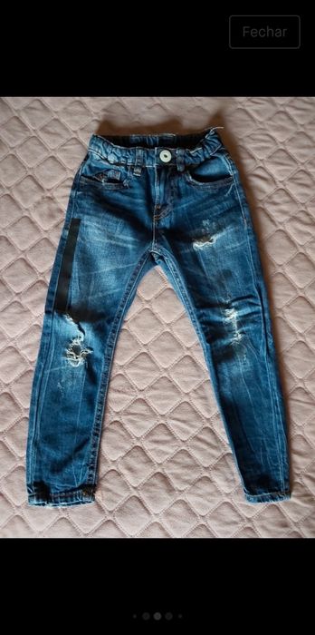 3 pares de calças menino - 5 anos