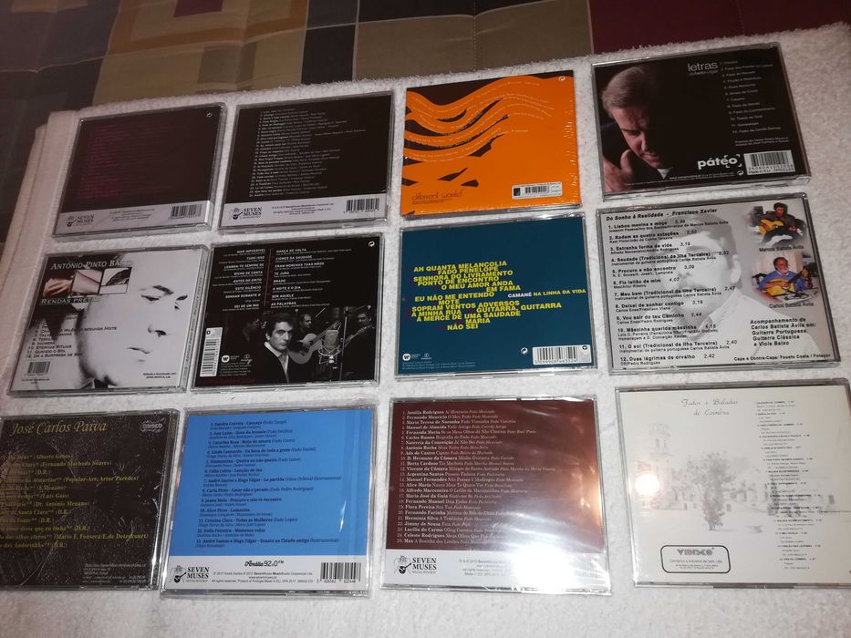 fado - amália rodrigues, camané, pinto bastos, coimbra… (vários cds)