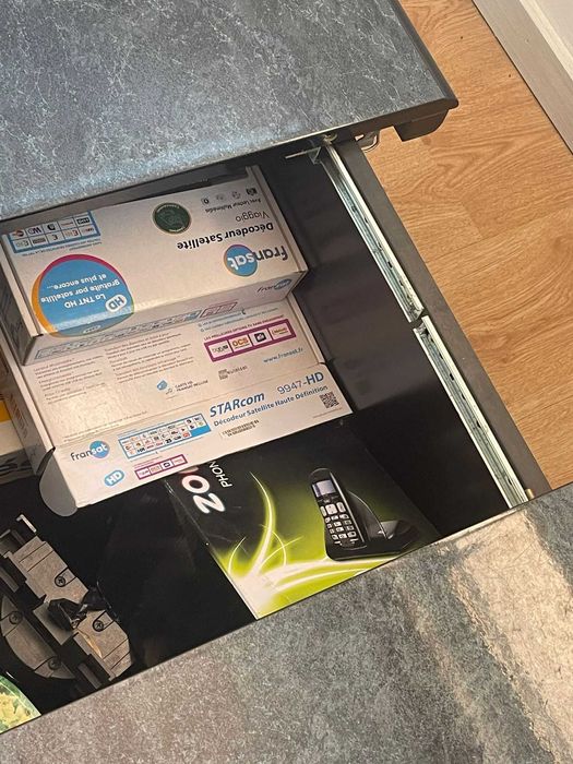 Mesa de centro em preto