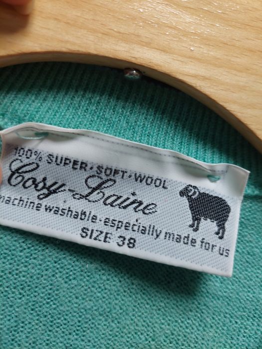 Dłuższy sweterek merino 100% M