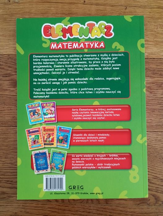 Elementarz matematyka Greg