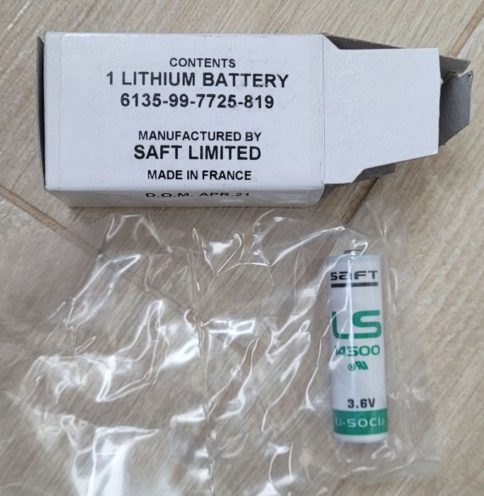 Літієва Батарейка Li-SoCL2 3,6 V AA/ LS14500STD 2600mAh SAF