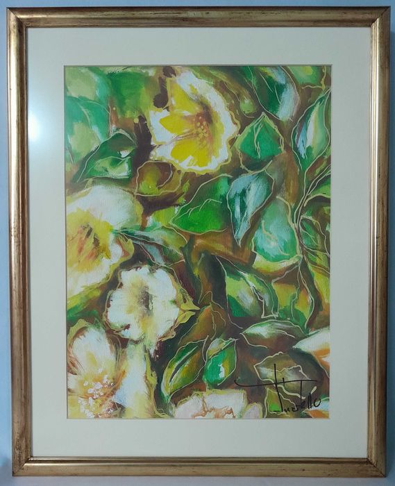 Pintura acrílica sobre tela original