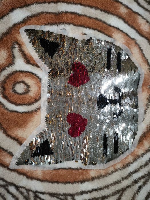 Dwustronna naszywka cekinowa - NOWA