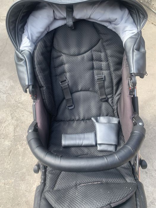 Каляска дитяча 2 в 1 Junama exclusive prams маневрена і легка в управл