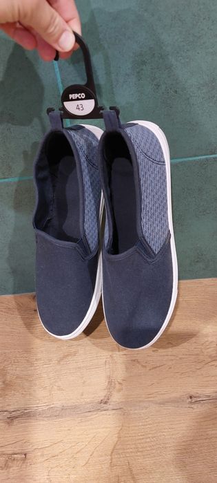 Trampki tenisówki granatowe