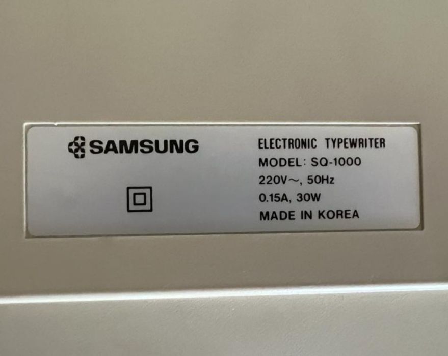 Máquina de escrever