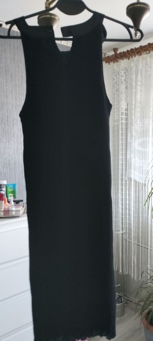 Ładna sukienka plisowana na imprezy S