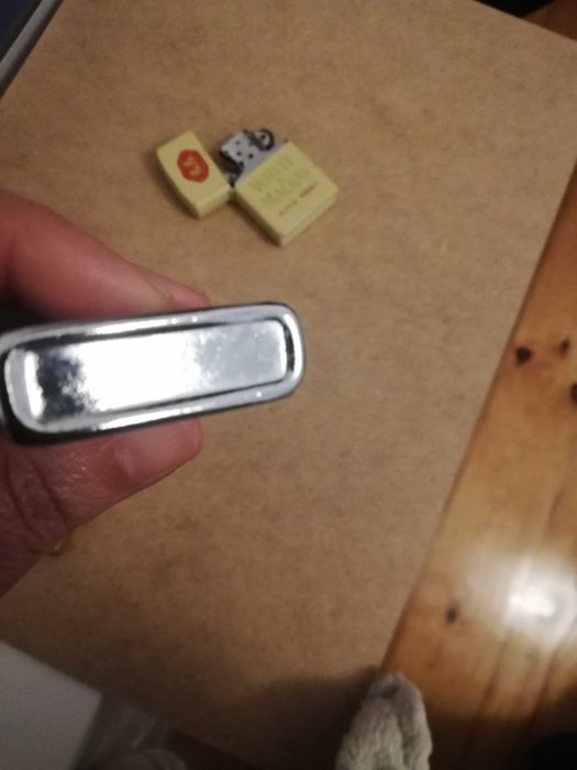 2 Isqueiro zippo white mackay e cinza