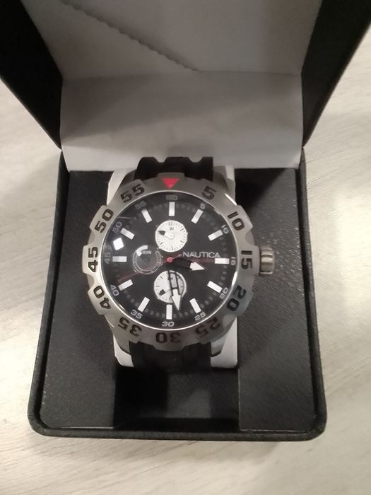 Relógio Náutica robusto, estilo militar, diver