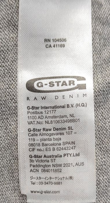 Wr) G-STAR oryginalny sweter męski Roz.XXL