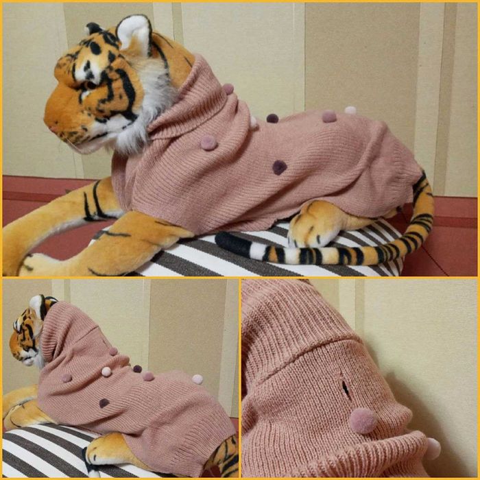 Теплий одяг для собаки кота теплая одежда кофта куртка жилет пуховик