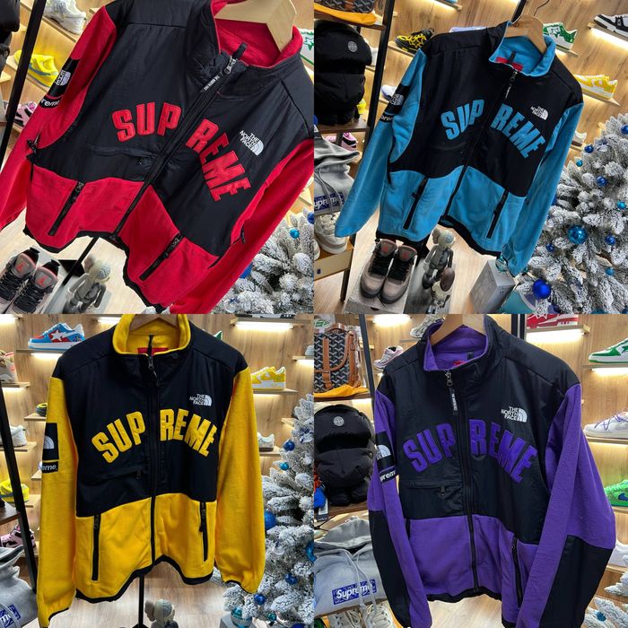 ‼️Знижка‼️ Куртка Флісова Supreme x The North Face