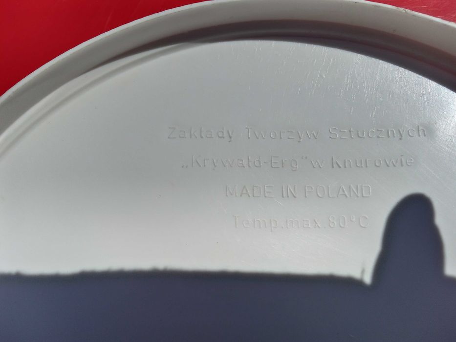 Design PRL Stolik i taborety ogrodowe z tworzywa Knurów/Brzozów