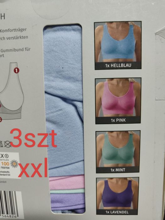 Staniki sportowe xxl