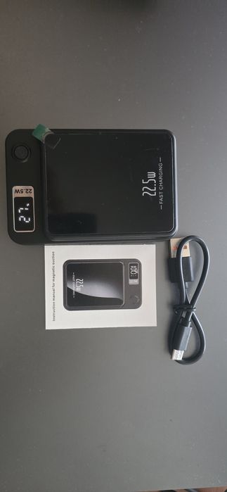 Powerbank 10.000mAh – Carregamento Rápido 22.5W