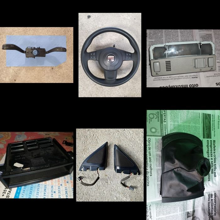 Volante Amortecedores capot Botoes vidros p/ Seat ibiza 6l