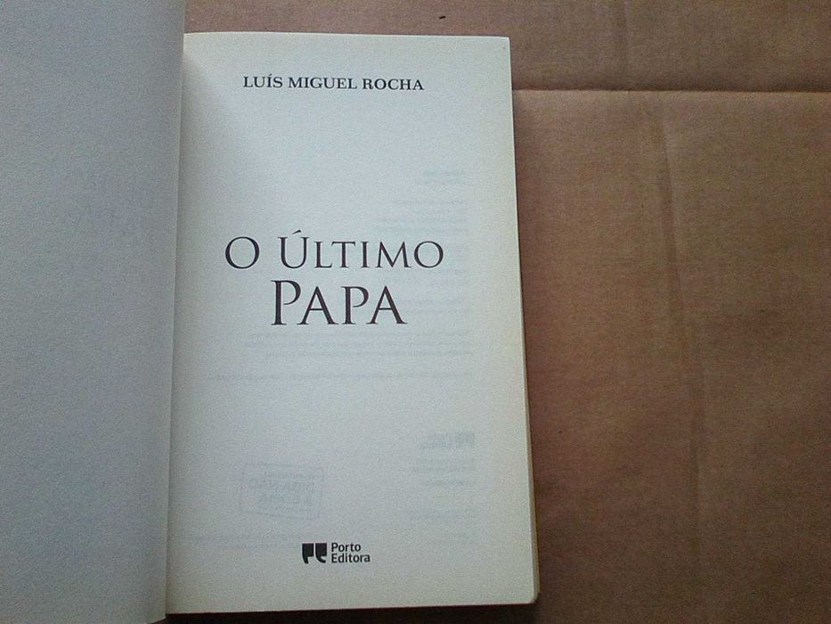 O Último Papa ..