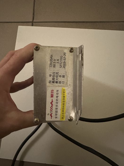 Зарядний пристрій для електроскутера 72V 3A, 88.5V, для кислотних АКБ