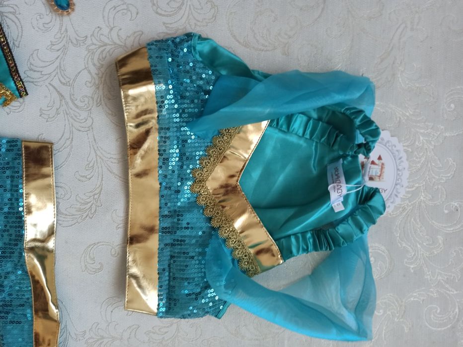 Карнавальний маскарадний костюм жасмін 5, 6, 7, 8 років