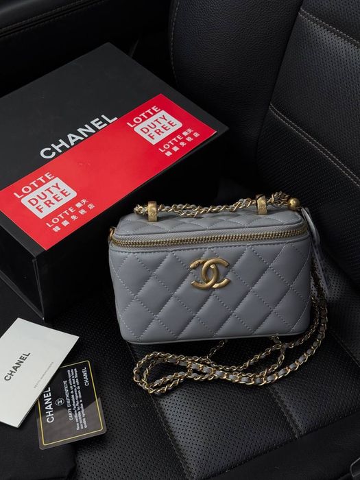 Сумка Chanel Classic / сумочка шанель блакитна